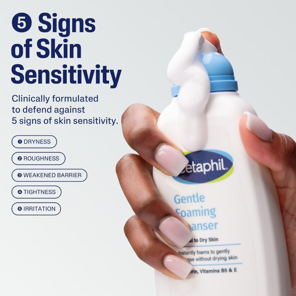 cetaphil gentle foaming cleanser normal to dry skin 237ml - 3