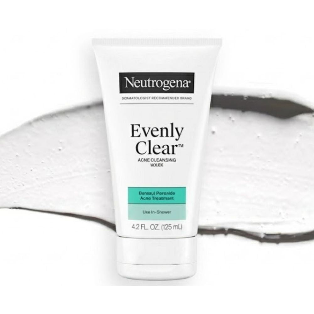 neutrogena evenly clear acne cleansing mask 125ml - 4