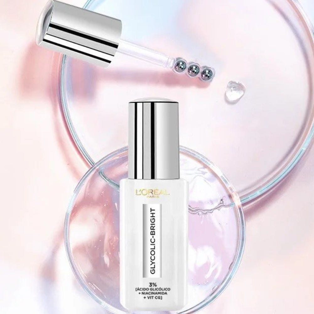 loreal paris serum ojos antiojeras glicolic bright 20gr - 2