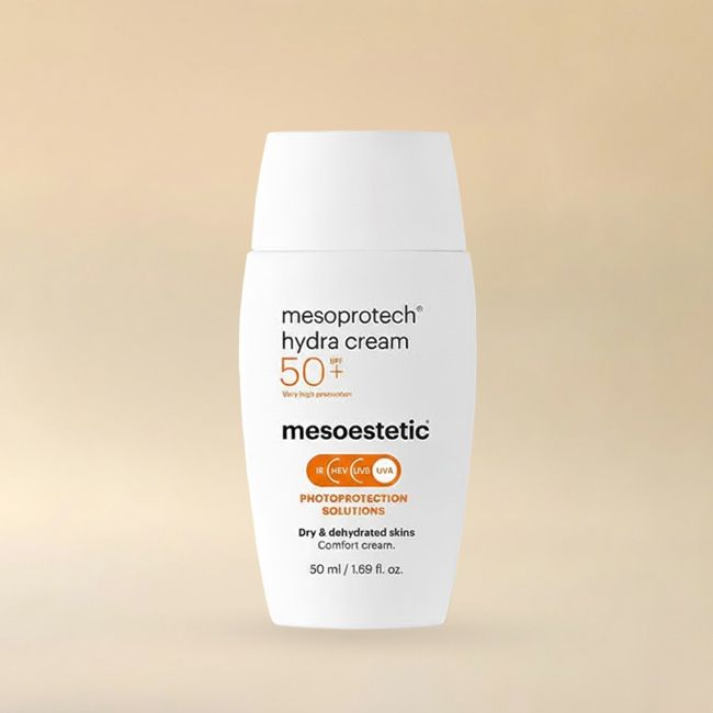 mesoprotech® hydra cream protector solar para piel seca y deshidratada