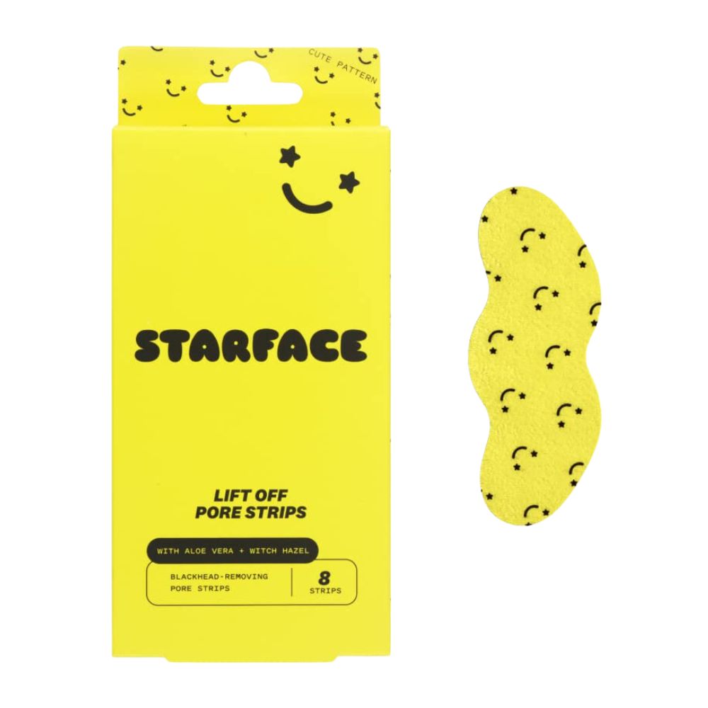 [111016] Starface Lift Off Pore Strips Whit Aloe Vera + Witch Hazel 8 Strips