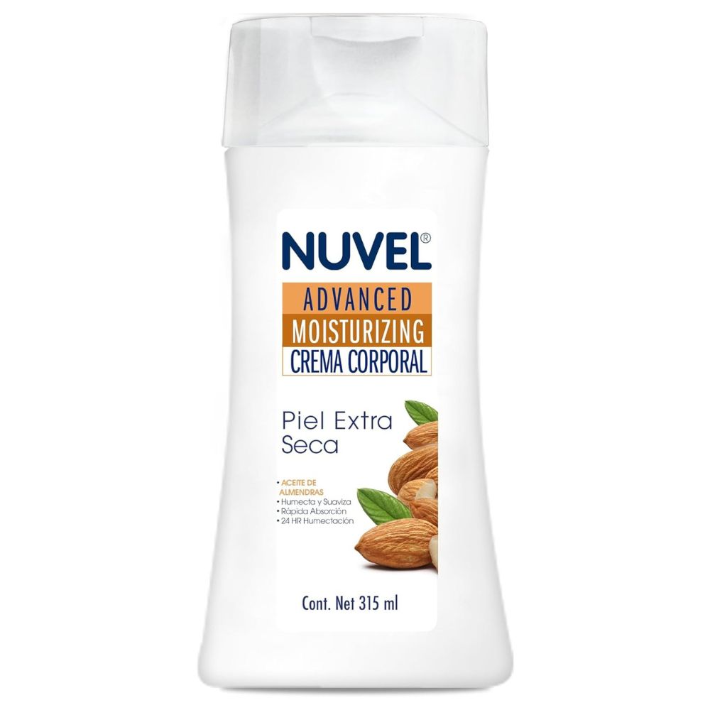 [722260] Nuvel Advanced Moisturizing Crema Corporal Aceite De Almendras "Piel Extra Seca" 315ml