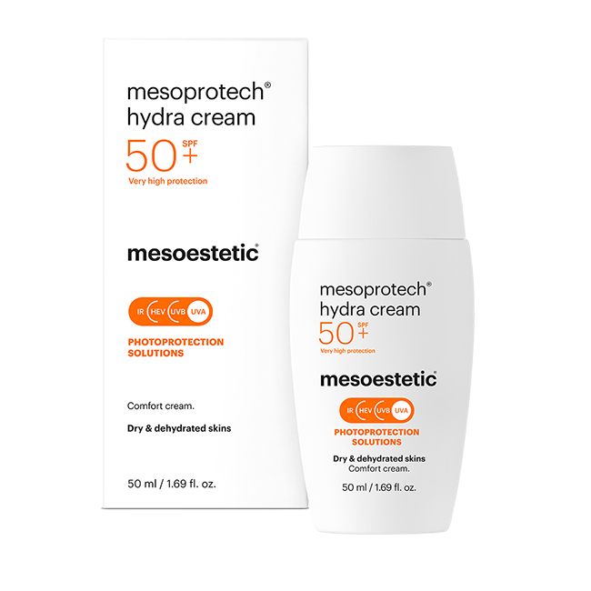 mesoprotech® hydra cream protector solar para piel seca y de - 3