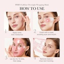 medicube pdrn pink caffeine night wrapping mask 75ml - 2