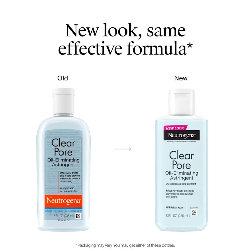 neutrogena locion astringente clear pore 236 ml - 2