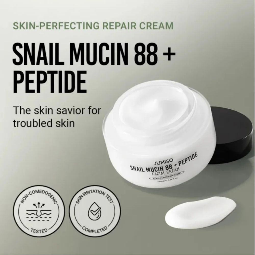 jumiso snail mucin 88 + peptide facial cream 100ml - 5