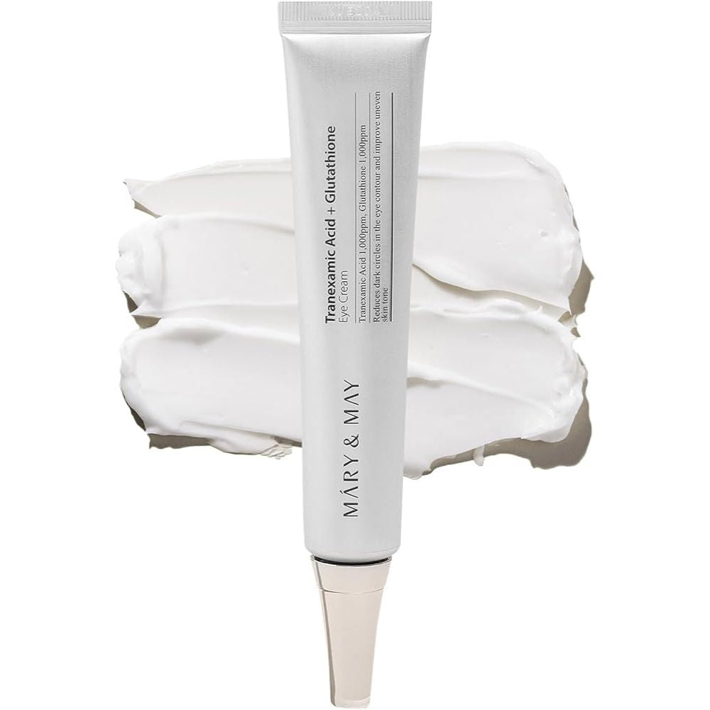 mary & may tranexamic acid + glutathione eye cream 30gr - 3