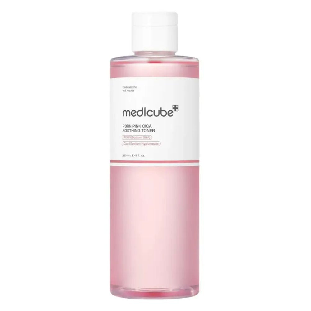 medicube pdrn pink cica soothing toner 250ml - 2