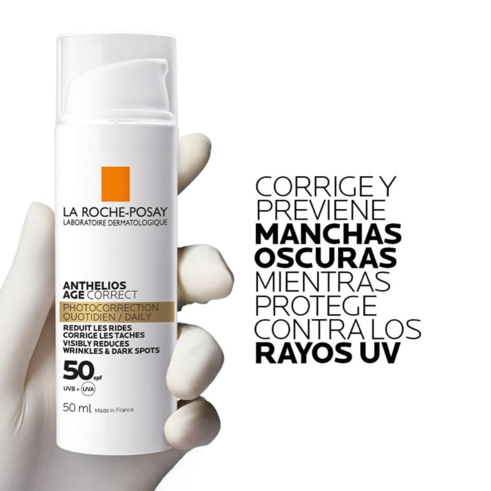 la roche posay anthelios age correct reduce las arrugas 50sp - 2