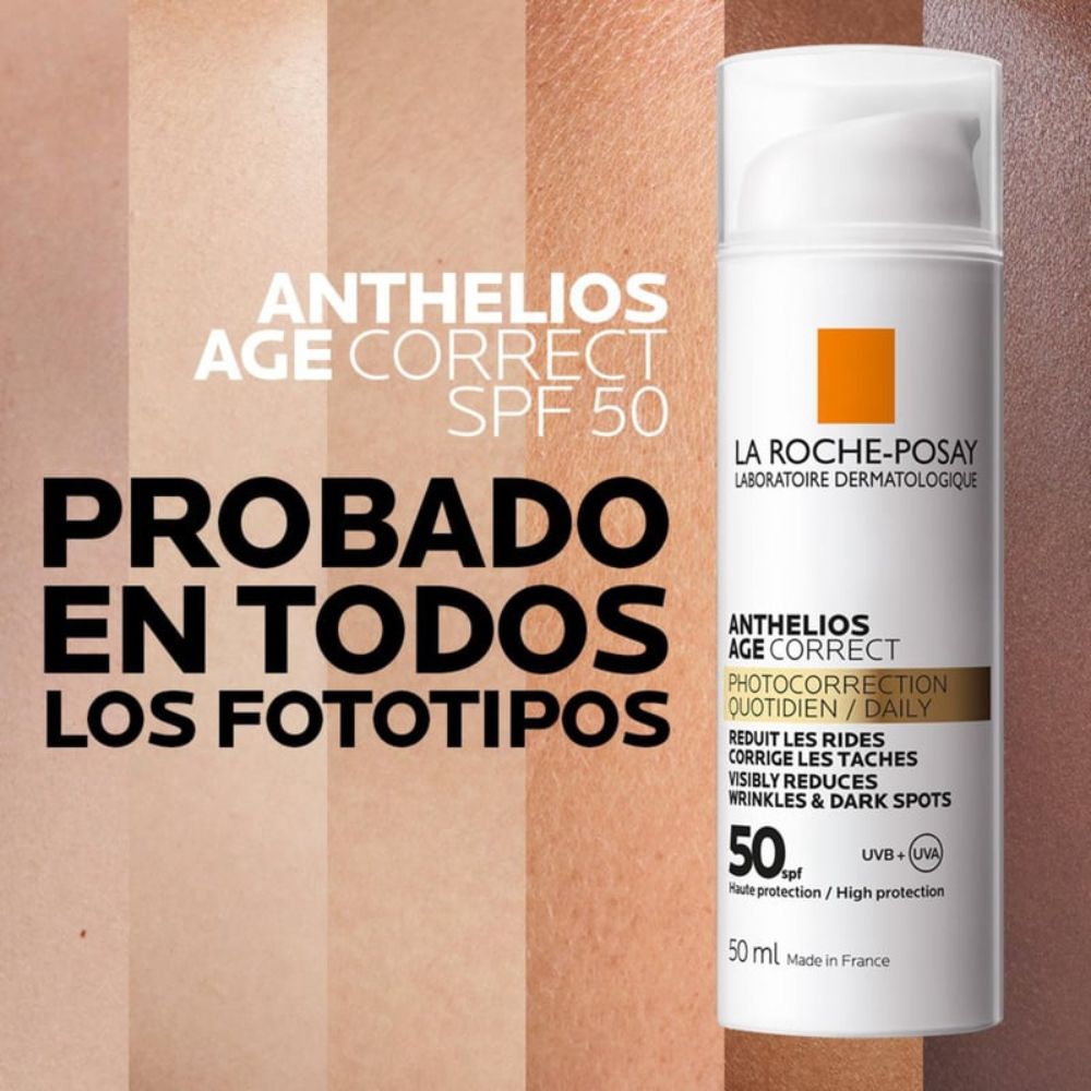 la roche posay anthelios age correct reduce las arrugas 50sp - 8