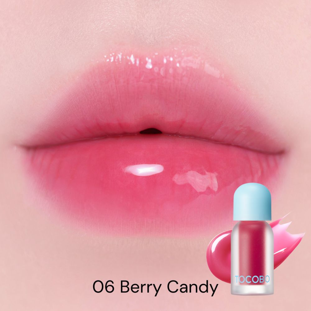 tocobo juicy berry plumping lip oil n*06 berry candy 4g - 2