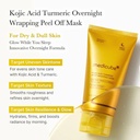 medicube kojic acid turmeric night wrapping mask 75ml - 3