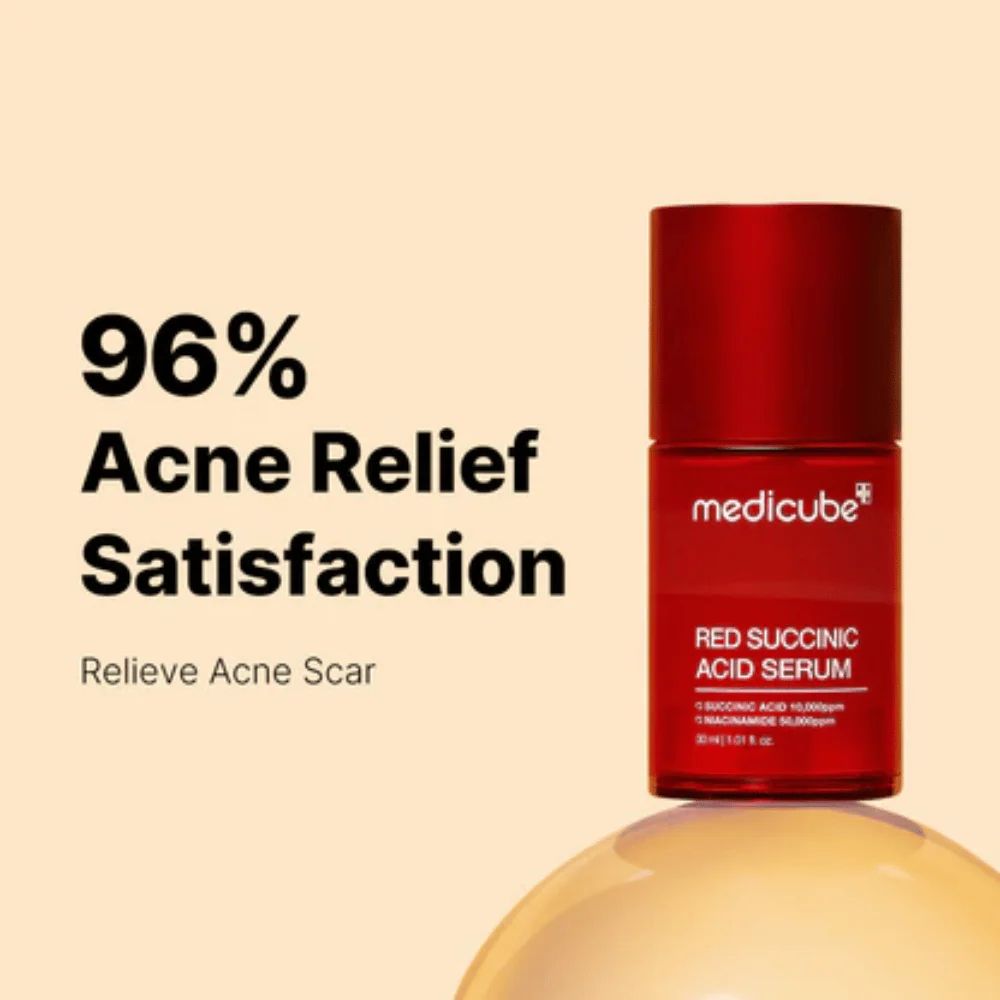 medicube red succinic acid serum 30ml - 3