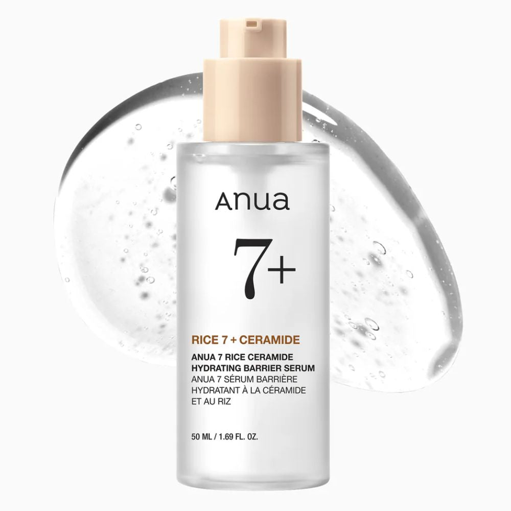 anua 7+ rice 7 + ceramide hidrating barrier serum 50ml - 2