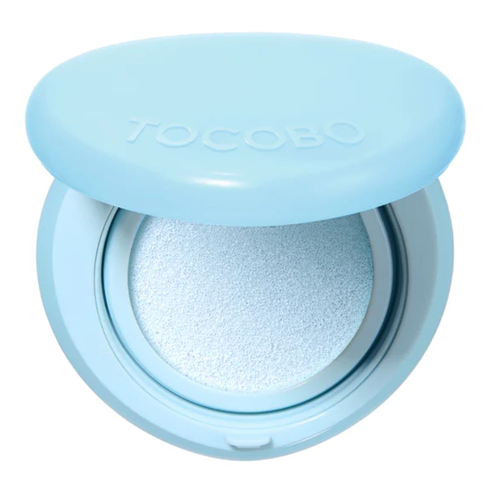 tocobo blur finish sun cushion spf50+ pa++++ 01 cotton blue  - 2