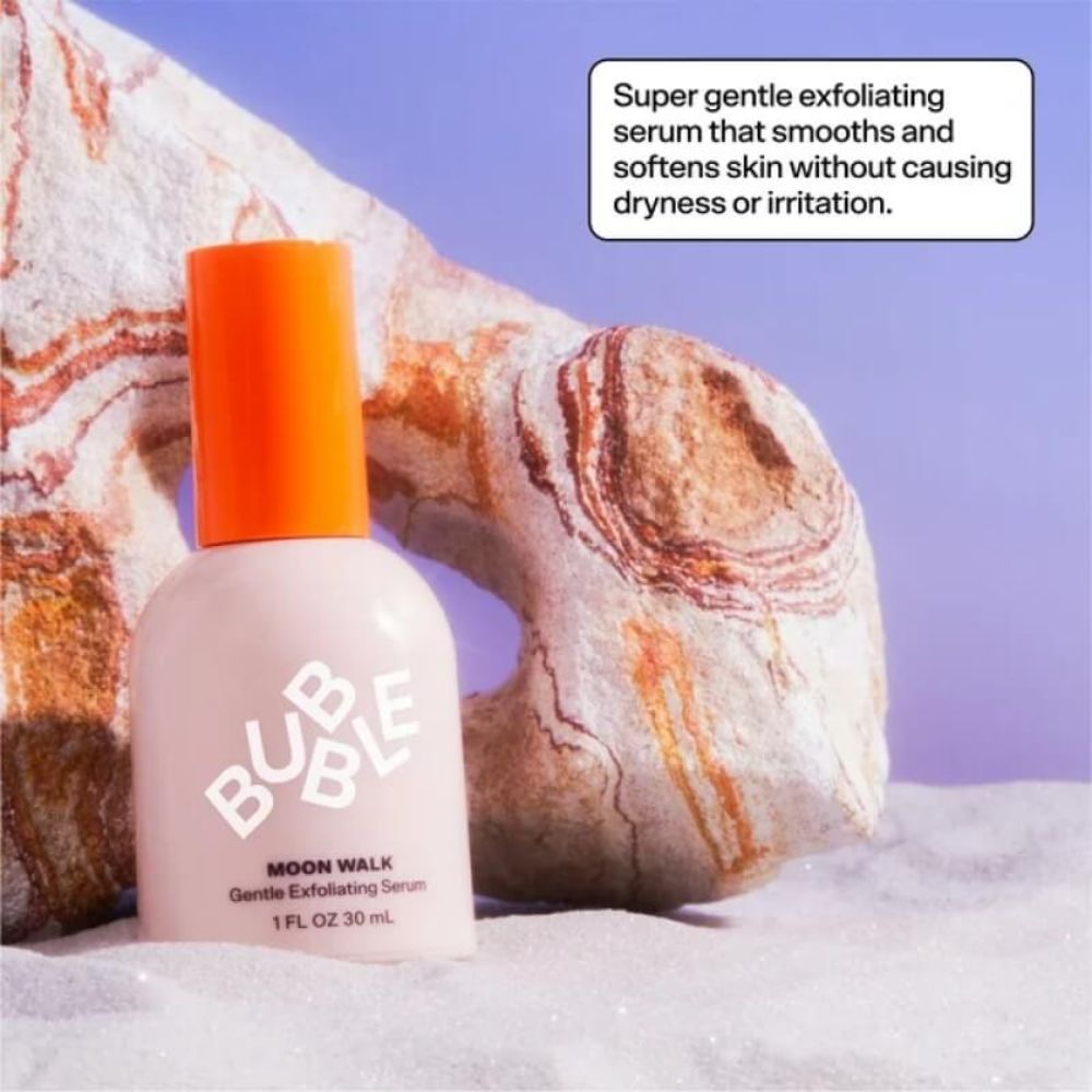 bubble moon walk gentle exfoliating serum step 2 treat 30ml - 2