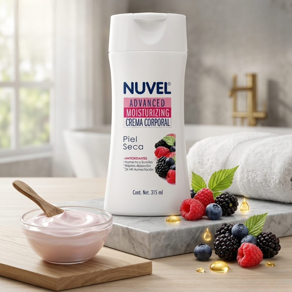 nuvel advanced moisturizing crema corporal antioxidantes "pi - 2