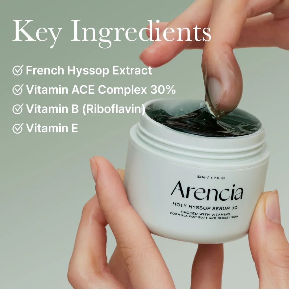arencia holy hyssop serum 30 50g - 3