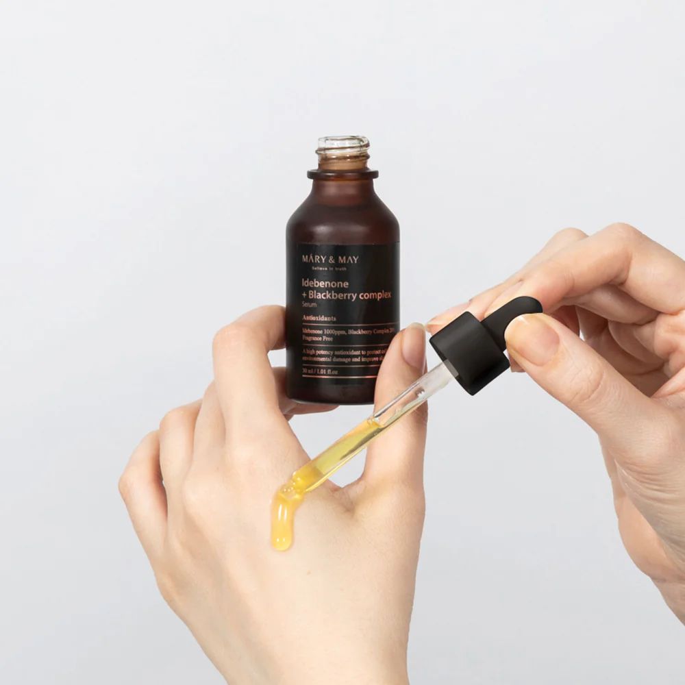 mary & may idebenone blackberry complex serum 30ml - 2