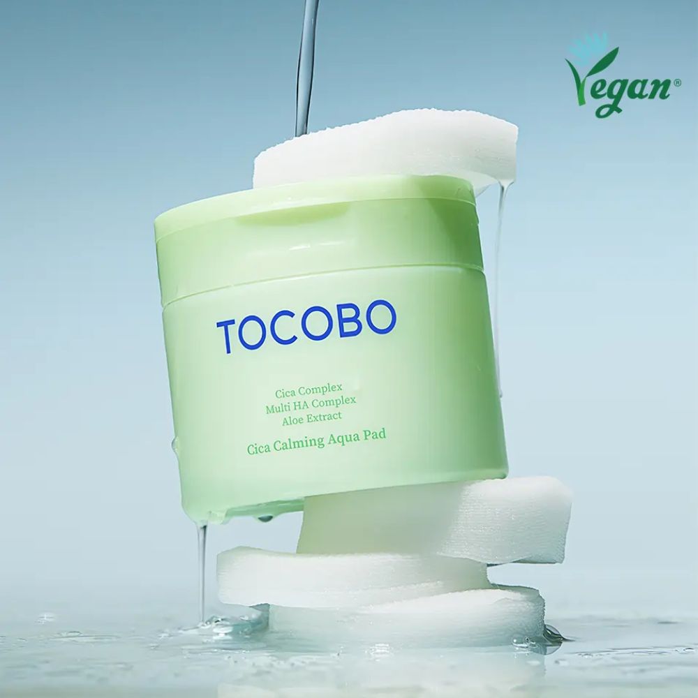 tocobo cica calming aqua pad 60 pads cica complex multi ha c - 2