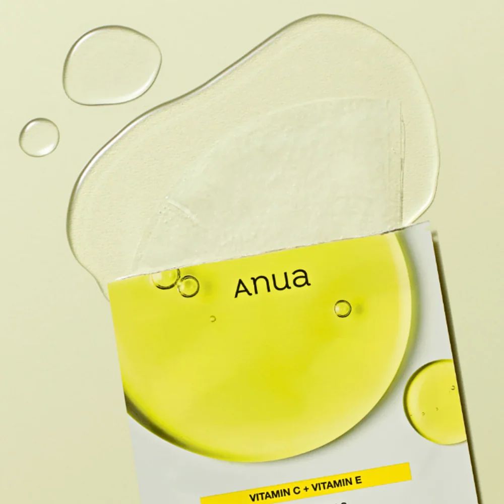anua vitamin c + vitamin e blemish serum mask 25ml - 2