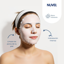 nuvel mascarilla facial en tela colágeno hidrolizado y pepin - 2