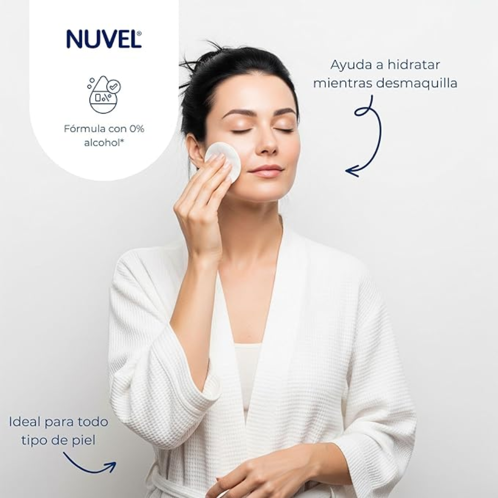 nuvel agua micelar para todo tipo de piel 235ml - 2