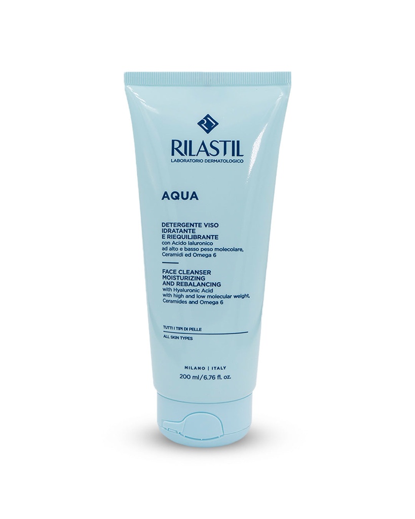 [8033224810522] Aqua limpiador facial hidratante 200mL. Rilastil