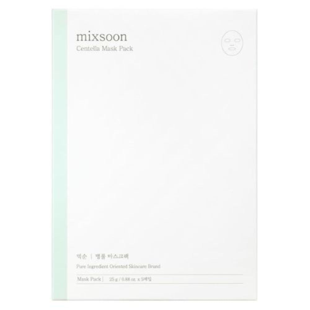 Mixsoon Centella Mask Pack Pure Ingredient Oriented Skincare Brand 25gr 5und