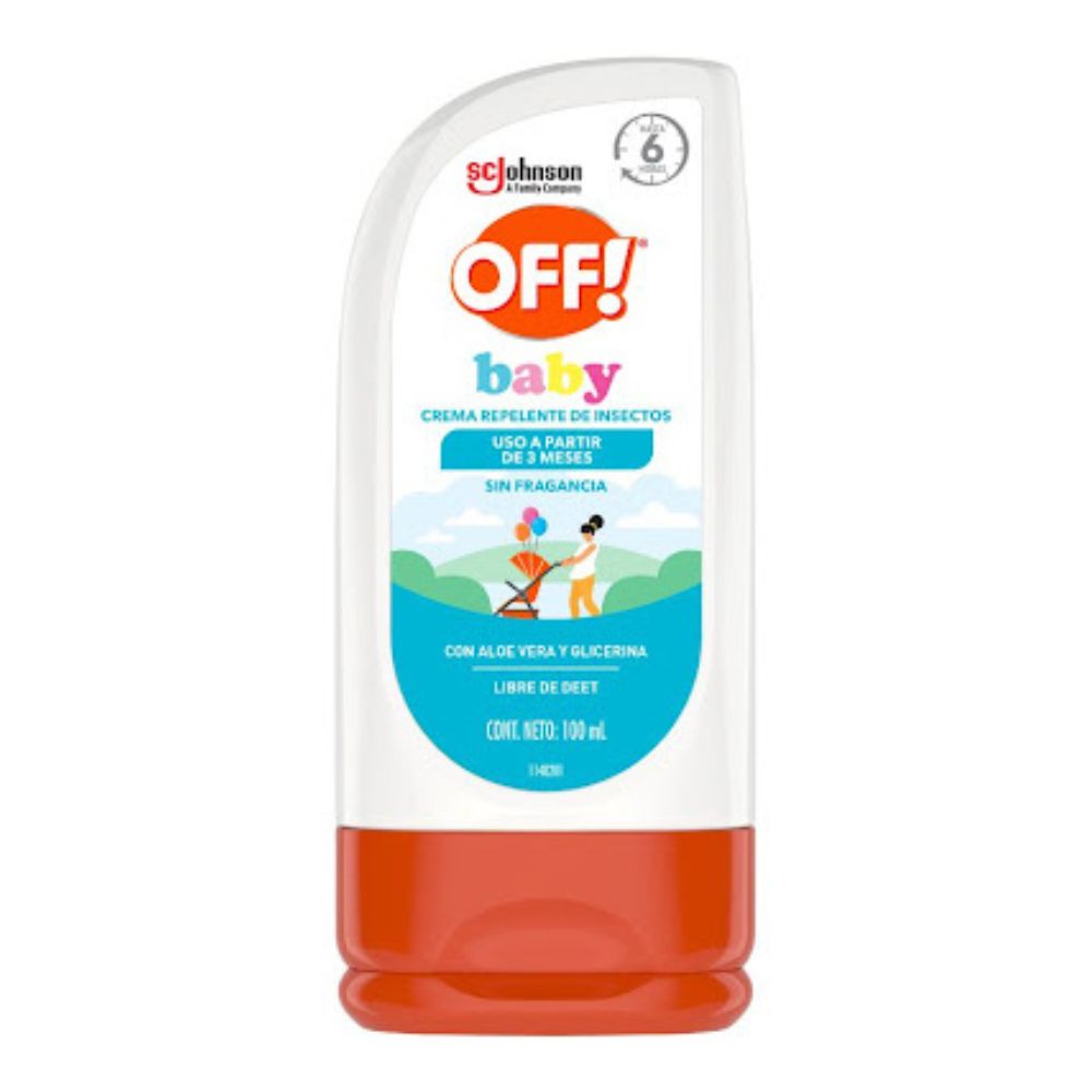 Off Crema Baby Repelente De Insectos 100ml