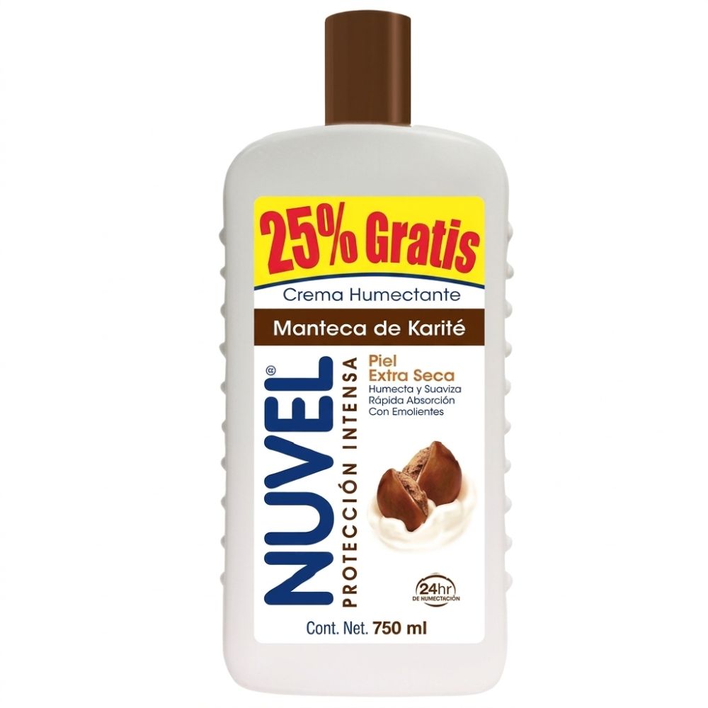 [721683] Nuvel Crema Corporal Proteccion Intensa Manteca De Karite "Piel Extra Seca" 750ml