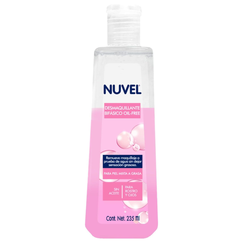 [790474] Nuvel Desmaquillante Bifásico Oil-Free Para Piel Mixta A Grasa 235ml