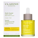 Clarins Aroma Santal Treatment Oil Soothes Nourishes Dry Skin 30ml